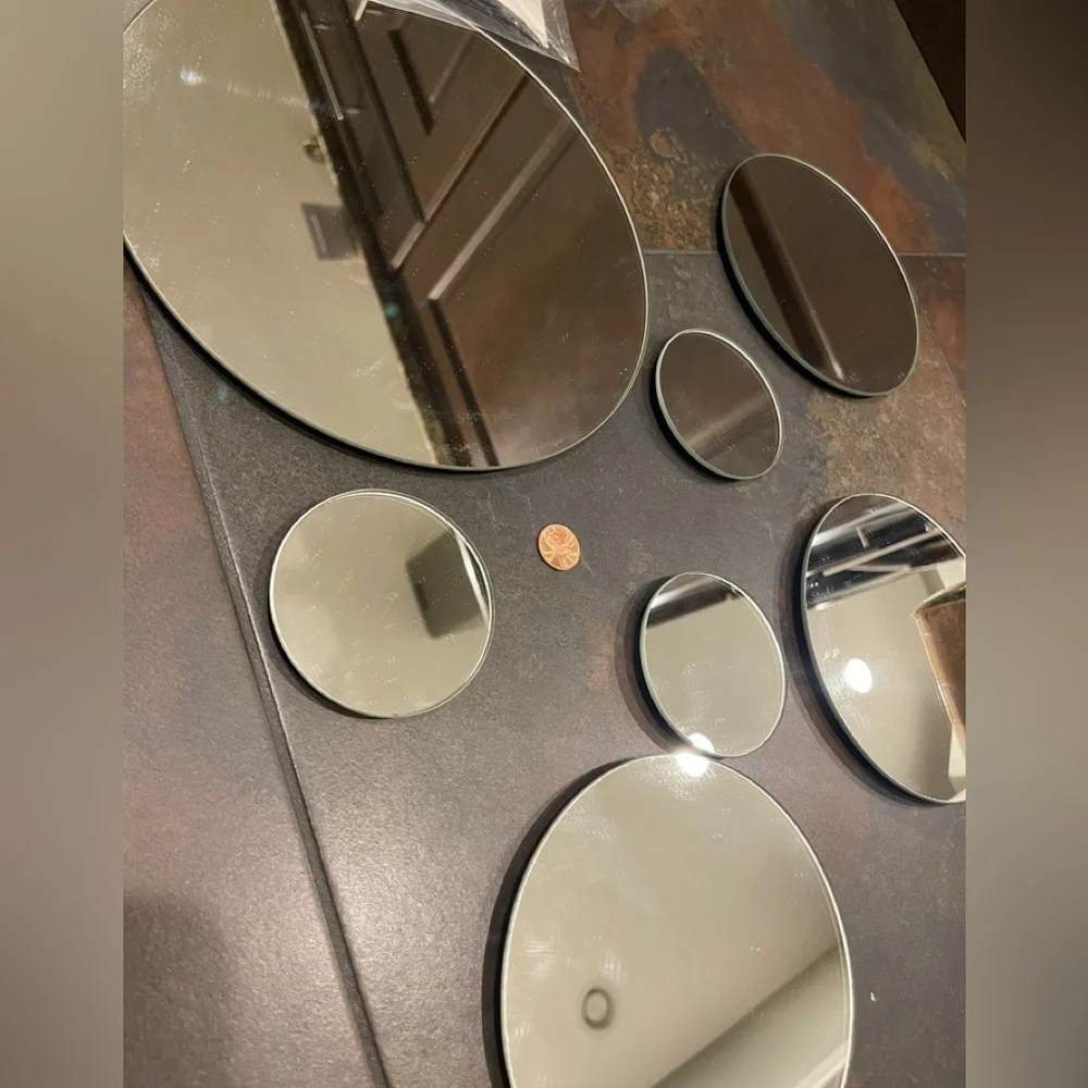 7 Piece Round Mirror Set